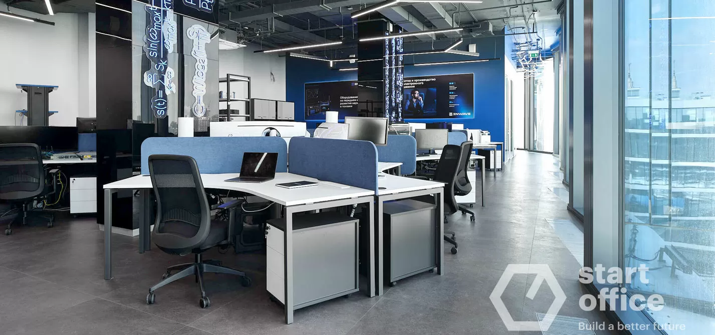 Мебель для офиса разработчика радиоэлектронного оборудования «InWave»