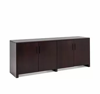 ЛЕГНО/LEGNO Шкаф низкий, 4 двери ПАЛИСАНДР