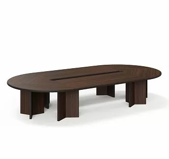 ЛЕГНО/LEGNO Стол переговоров 416х216 ОРЕХ