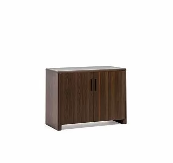 ЛЕГНО/LEGNO Шкаф низкий, 2 двери ОРЕХ